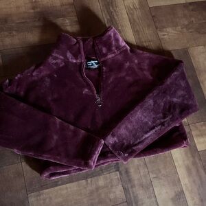 Streetwear Society Burgundy Fleece Pullover